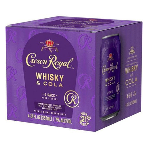 Crown Royal Whisky & Cola 4 Pack