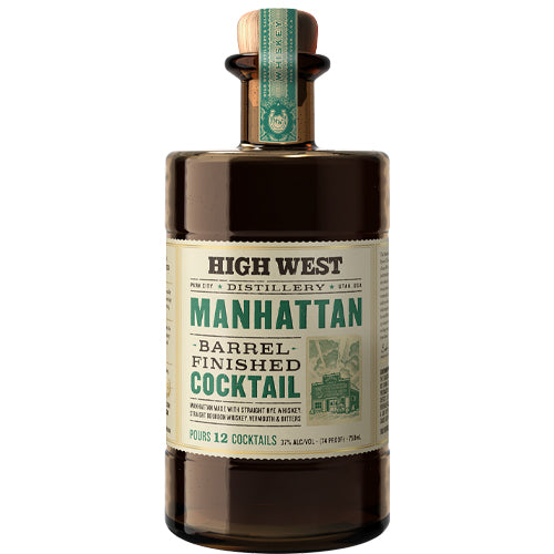 High West Barrel Finished Manhattan Cocktail