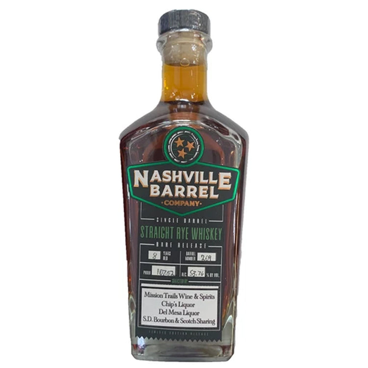 Nashville Barrel Company - Single Barrel Rye Private Selection 'Rye Burgundy'
