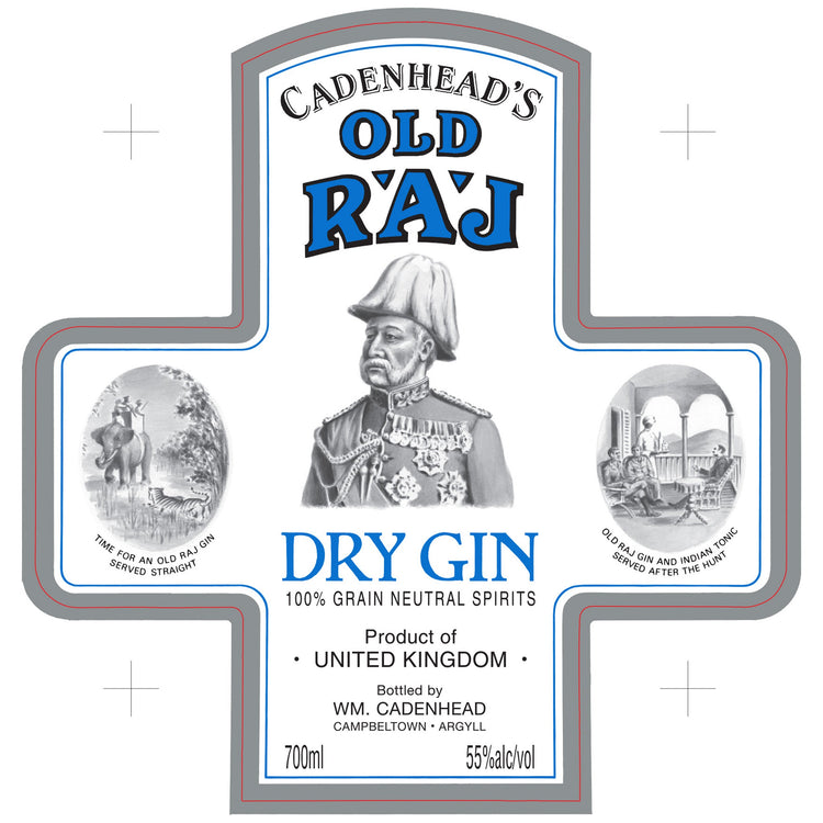 Cadenhead's Blue Old Raj Dry Gin